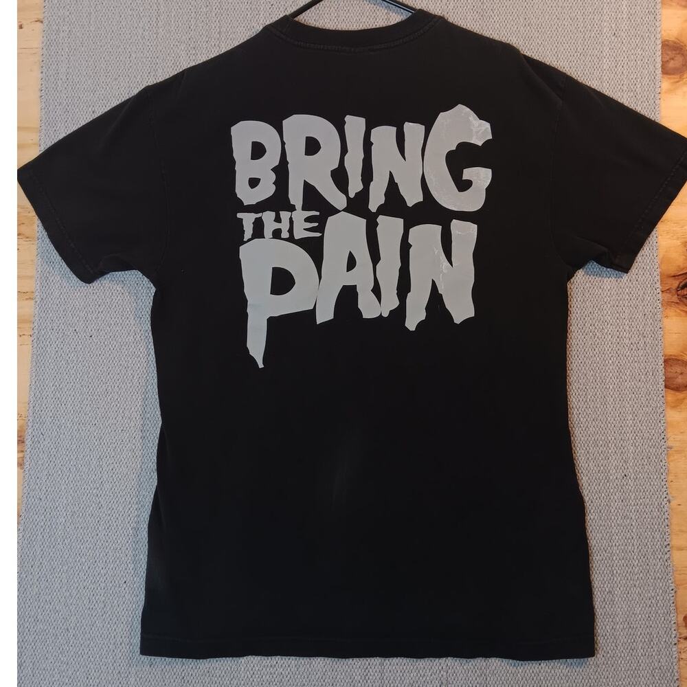 Famous Stars & Straps Tee L Black Bring The Pain Front Back - Picture 10 of 16